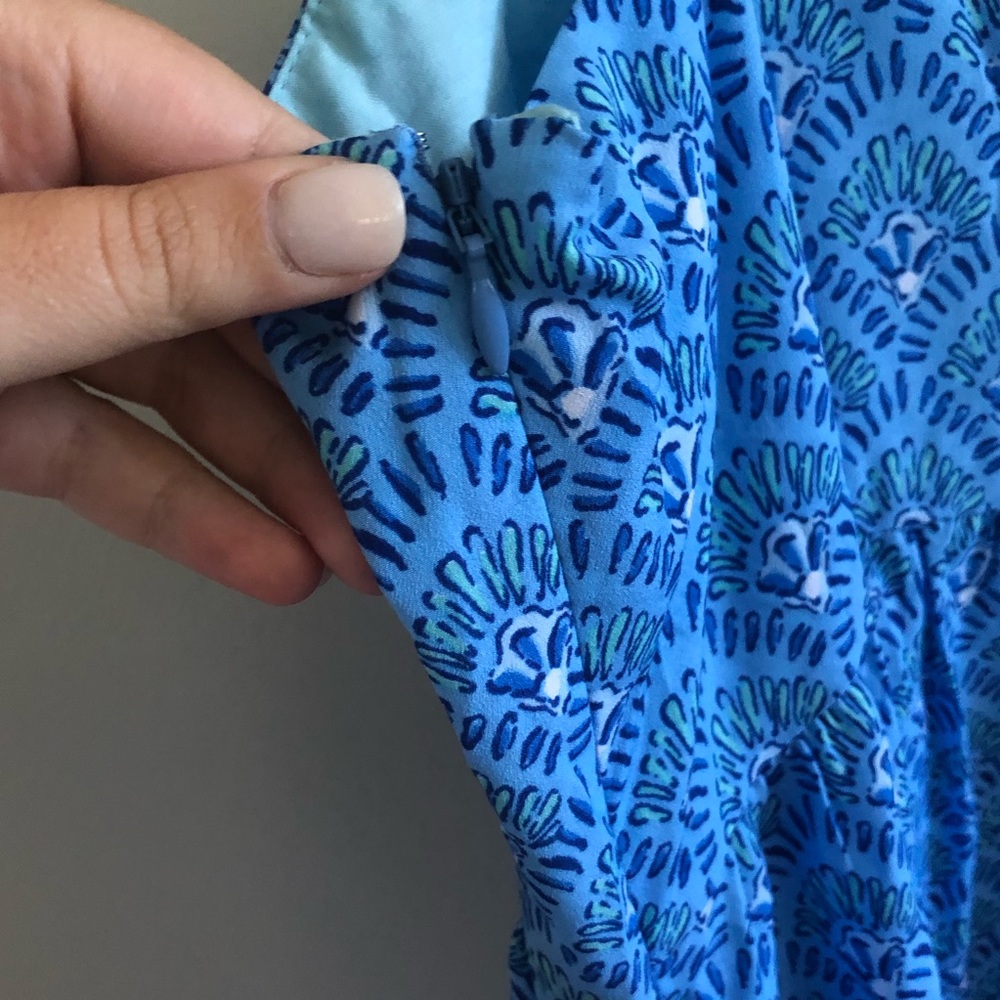 Vineyard Vines Blue Patterned Midi Dress - Picture 9 of 16